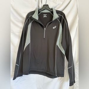 Men’s ASICS 3/4 zip up fleece lined jacket